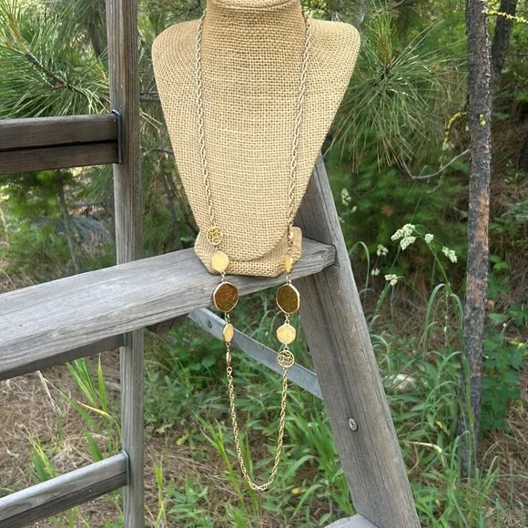 Sarah Coventry 70’s Taste of Honey Gold and Amber Necklace - Picture 6 of 7